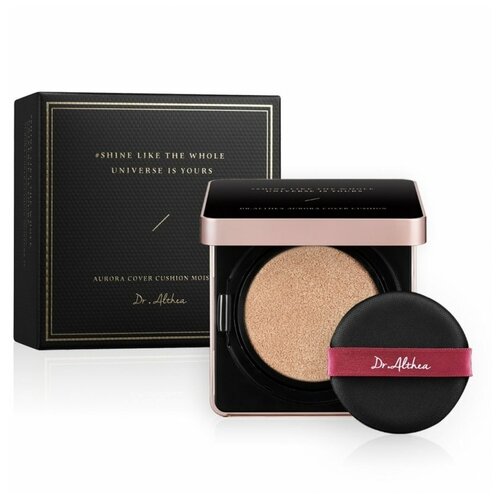 Dr.Althea Увлажняющий тональный кушон для лица Aurora Cover Cushion Moisture SPF 50+ PA +++, 13 тон