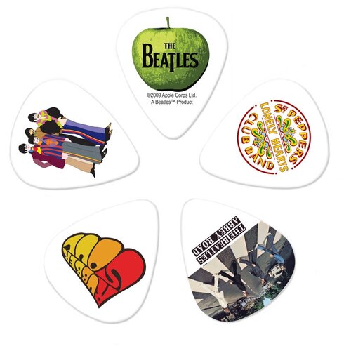 beatles ремень для гитары рисунок abbey road полиэстер planet waves 50btl10 PLANET WAVES 1CWH6-10B3 Набор медиаторов 10 шт.