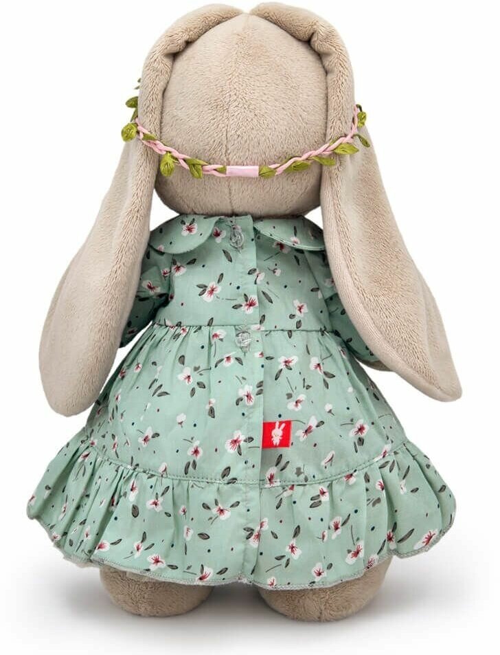 Мягкая игрушка Зайка Ми 25 см в платье в стиле шебби шик