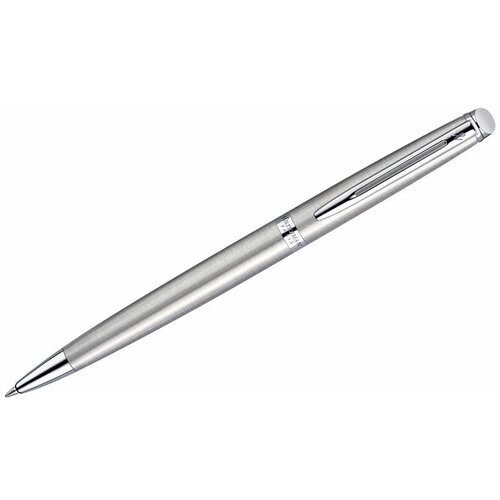 Ручка шариковая Waterman Hemisphere Stainless Steel PT синяя, 1,0мм, подарочная упаковка