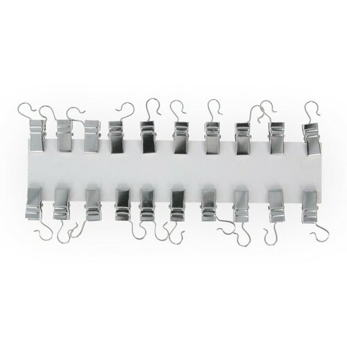 Фурнитура BLITZ зажим металл с крючком CL-004 20 шт под никель