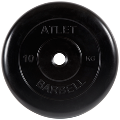 Диск MB Barbell MB-AtletB26 10 кг черный