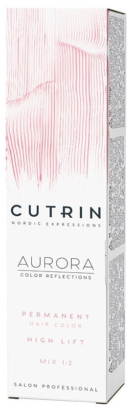 Cutrin AURORA крем-краска для волос, 11.12 Чистый матовый блондин, 60 мл