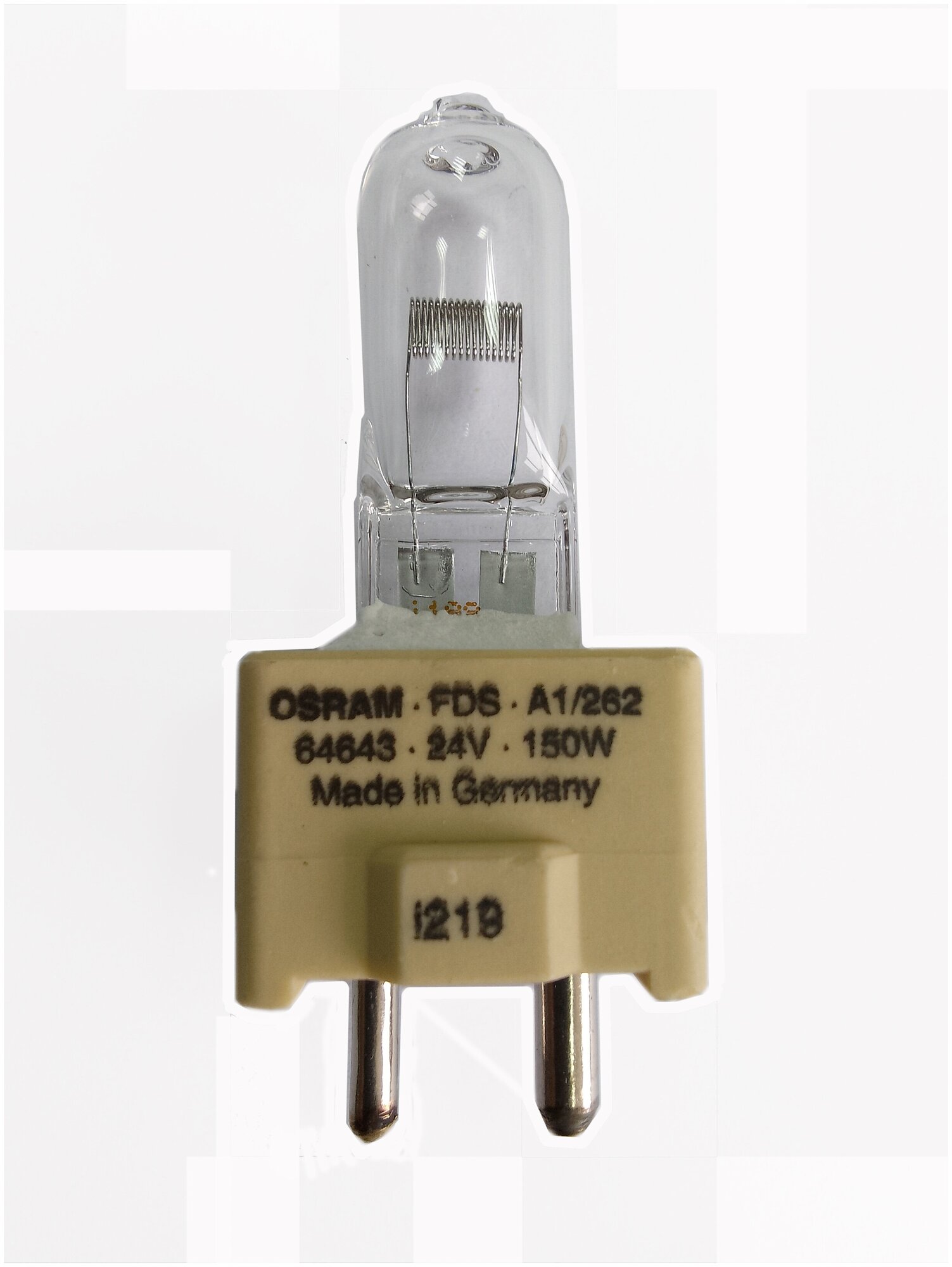 Лампа галогенная OSRAM 64643 FDS 150W 24V GY9.5 12X1 для специальных и медицинских светильников