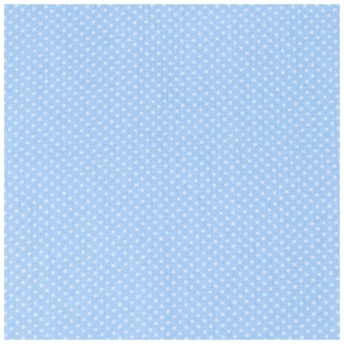 фото Ткань для шитья хлопок, 1 метр ткани, бязь плательная, ширина 150 см, длина от 1 метра, 1590/3, цвет голубой