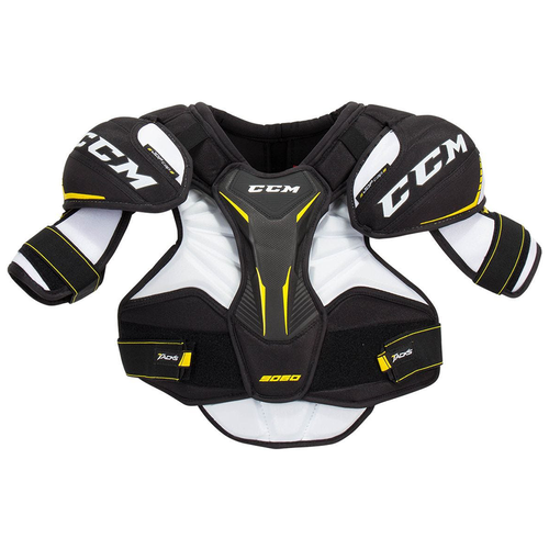 Нагрудник CCM, Tacks 9060 shoulder pad SR, S, белый/черный шорты ccm tacks 9060 sr s red