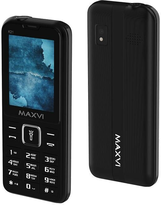 Телефон мобильный (MAXVI K21 Black)