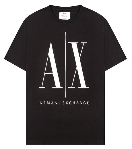 Футболка Armani Exchange, размер S, черный