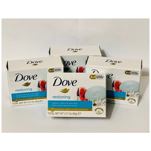 Dove Крем-мыло Dove restoring Красота и Уход 90 гр Набор мыло4