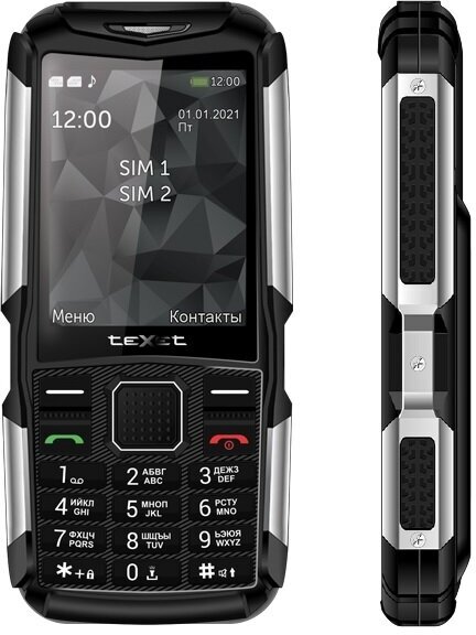 Мобильный телефон teXet TM-D314 черный