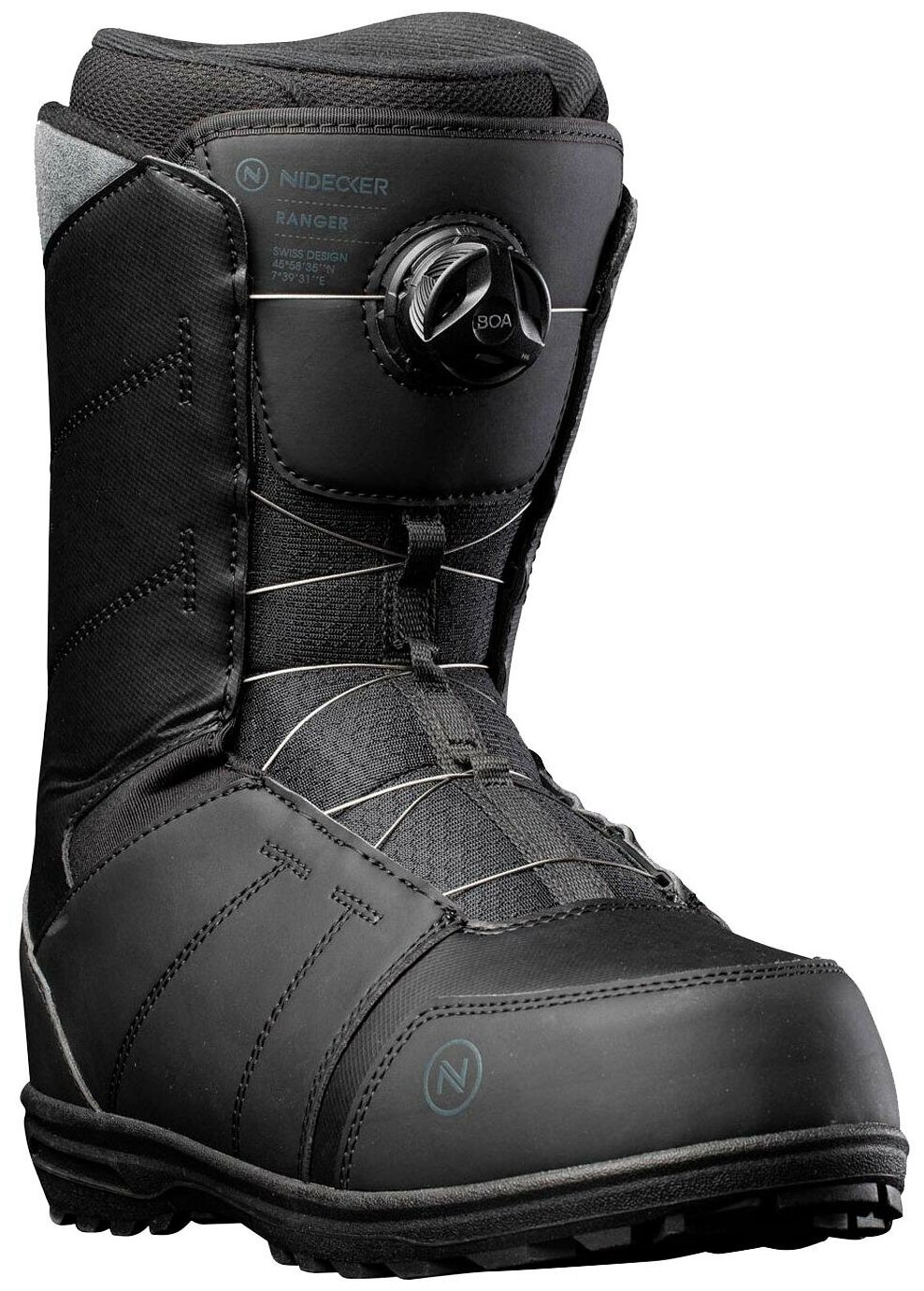 Ботинки для сноуборда NIDECKER Ranger Black (US:8,5)