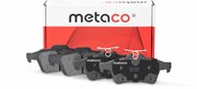 Колодки тормозные задние дисковые к-кт Metaco 3010-003