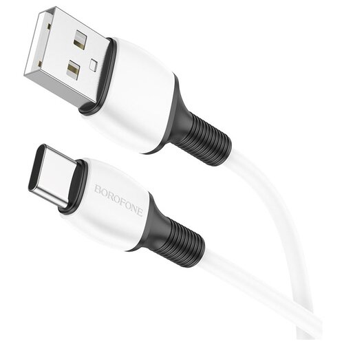 Кабель Borofone BX84 Rise USB - USB-C, 1 м, 1 шт., белый кабель borofone bx84 rise usb usb c 1 м 1 шт черный