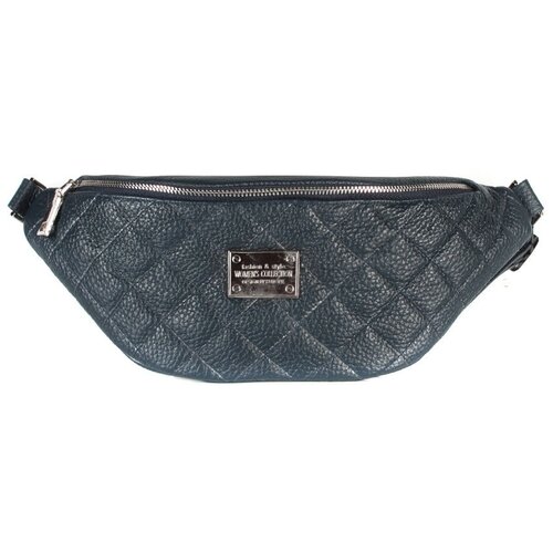 фото Сумка/сумка женская/сумка женская натуральная кожа/mayger/а-дс-289-2/темно-синий/модель поясная/с ремешком