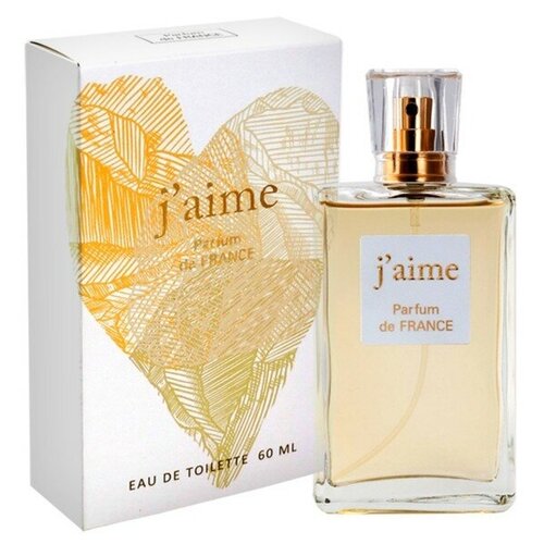 Туалетная вода женская Parfum de France J'aime, 60 мл туалетная вода женская parfum de france j aime 60 мл