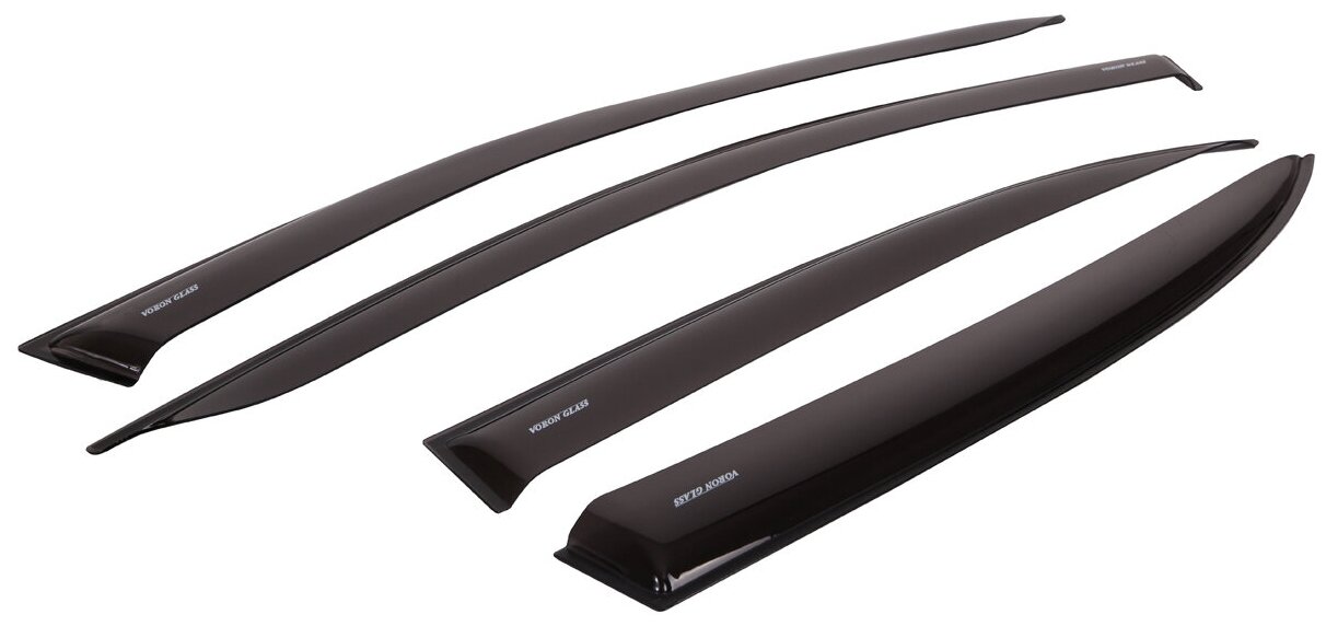 Дефлекторы окон Voron Glass "Samurai" для Nissan Terrano 2014-н. в 4 шт