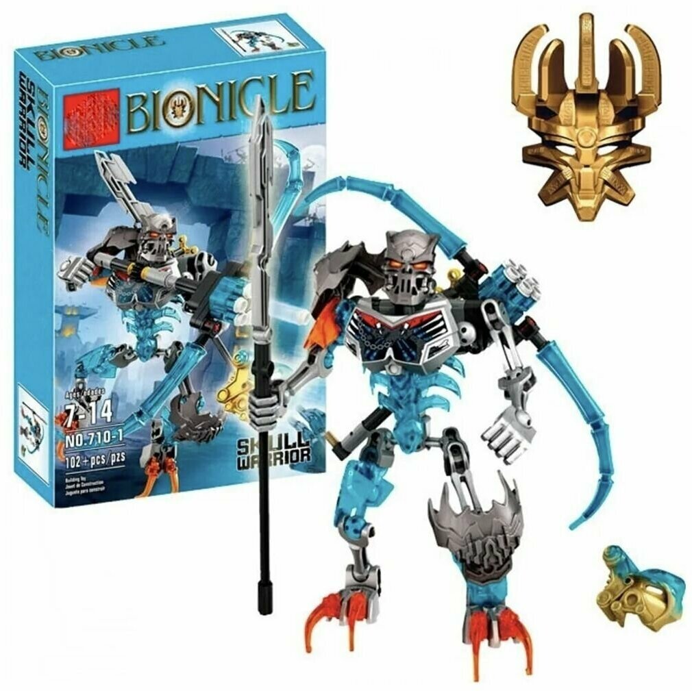 Конструктор Bionicle 710-1 Skull Warrior 103 детали, коллекция, фигурка.