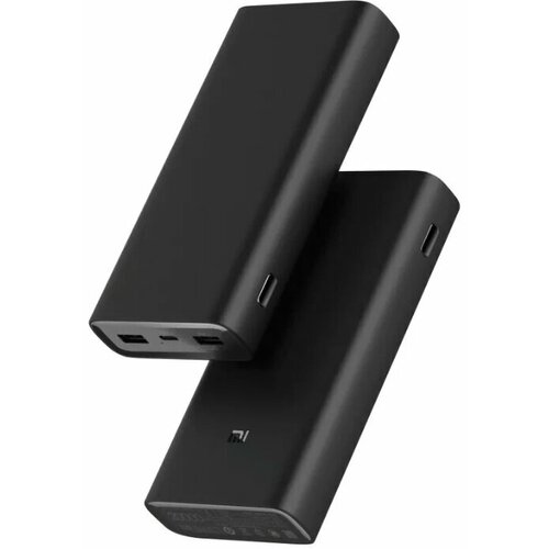 Внешний аккумулятор Xiaomi Mi 50W Power Bank 20000 mAh, черный xiaomi внешний аккумулятор xiaomi mi 50w power bank 20000 bhr5121gl 20000мач 1xusb 1xtype c черный ret