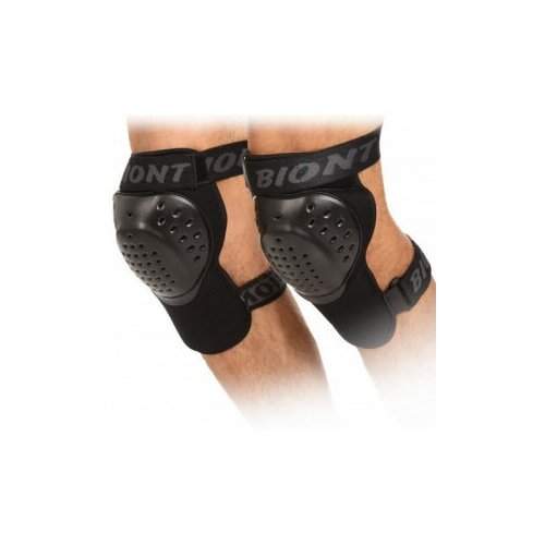 Защита коленей Biont, размер 2XS, цвет чёрный защита колена бионт размер s m
