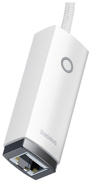 Сетевая карта Baseus Lite Series USB-A - RJ45 LAN Port White WKQX000002