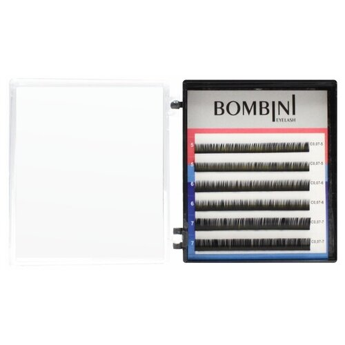 Bombini, Ресницы на ленте 0,07/9-11 мм, C-изгиб