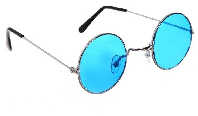 Карнавальные очки "Круглые", цвета микс