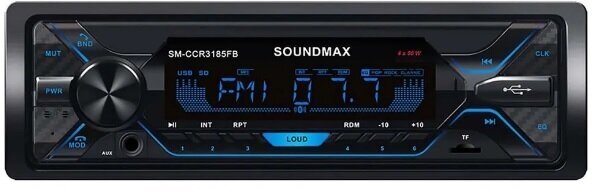 Автомагнитола Soundmax SM-CCR3185FB (черный)