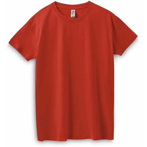 Футболка Sol's, размер M, красный футболка imperial 190 красная размер 3xl