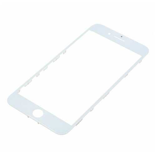 Стекло модуля + рамка для Apple iPhone 7 Plus, белый, AA стекло модуля рамка для apple iphone 6s красный aa