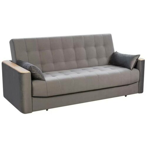 Диван Арт-мебель Сидней, микровелюр, серый