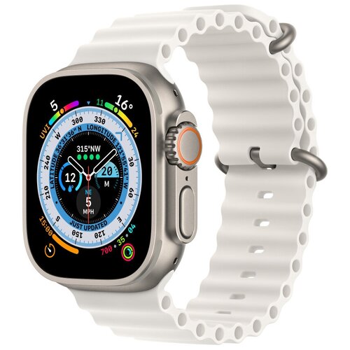 Ремешок для Apple Watch Ultra 49mm White Ocean Band
