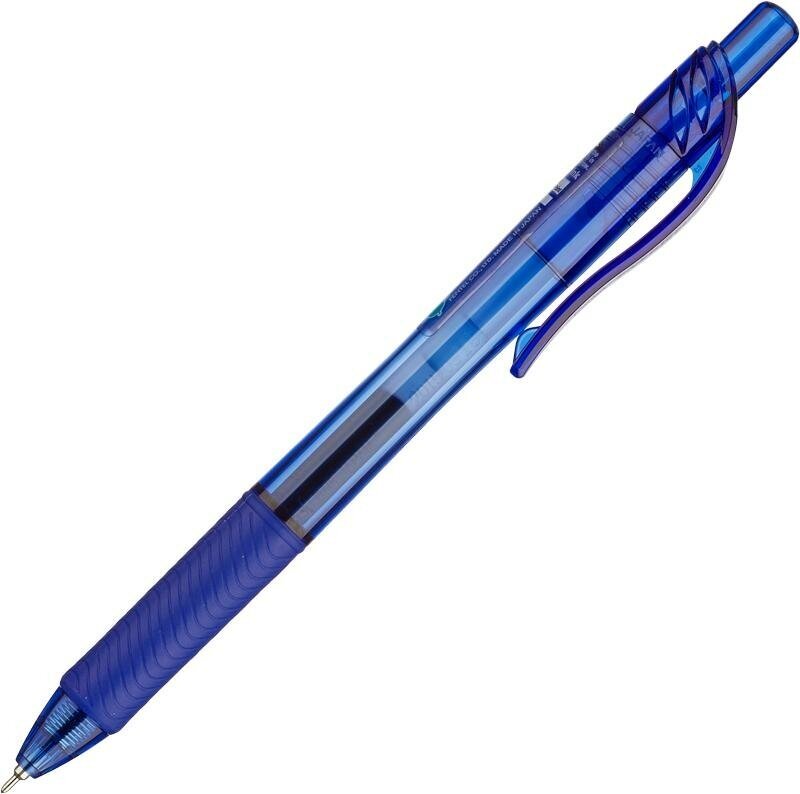 Ручка гелевая автомат. BLN105-CX EnerGel 0,5мм автомат рез. манж син