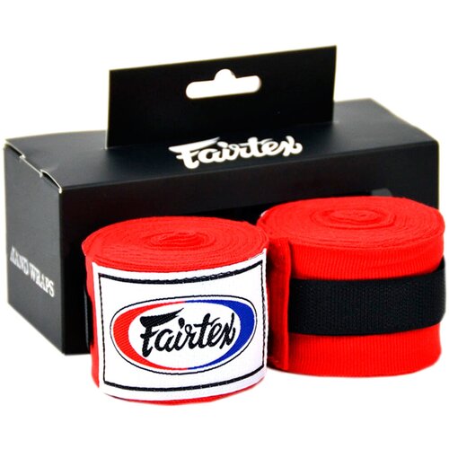 Бинты боксерские HW2 Fairtex красные 4.5 м бинты боксерские hw2 fairtex красные 4 5 м
