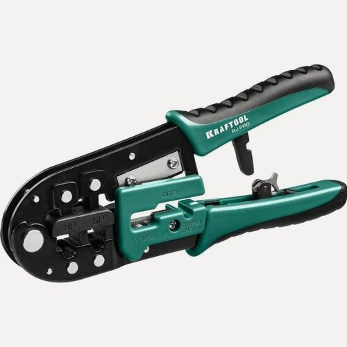Изображение товара Кримпер Kraftool RJ-Pro универсальный, RJ45, RJ11/RJ12, 22698
