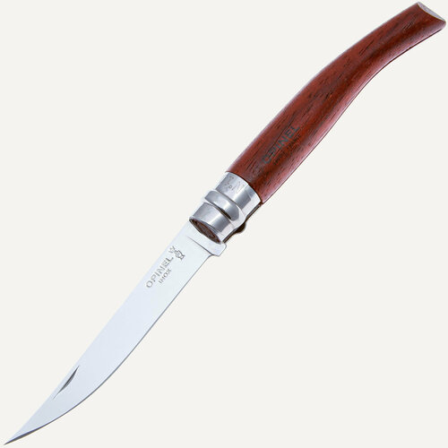 Opinel Нож складной Opinel Slim №10 VRI INOX 10см натуральный Падук / полированная нерж. сталь нож туристический opinel 000404