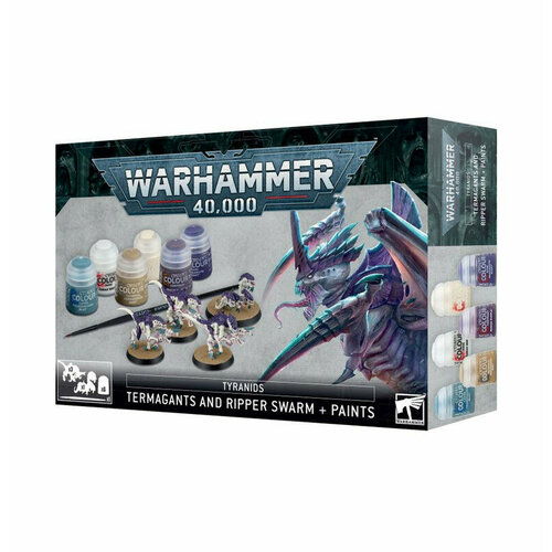 WH40K: Tyranid Paint Set + Canada/Poland/Scanda 51 21gw набор тираниды тираноцит tyranid tyrannocyte