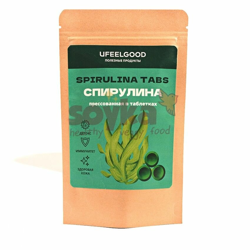 Юфилгуд Спирулина прессованная 100г Меган-2000 - фото №1
