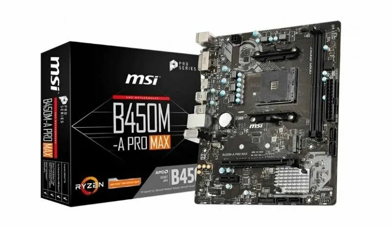 Материнская плата MSI B450M-A Pro Max