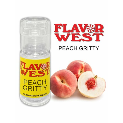 Ароматизатор пищевой Peach Gritty (Flavor West) 10мл