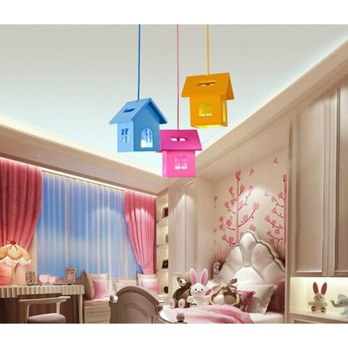 Люстра детская Домики (подвесной светильник)