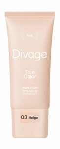 DIVAGE Тональный крем True Color, 25 мл, 03 Beige