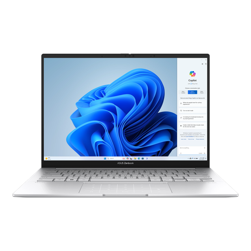 Ноутбук ASUS Zenbook 14 OLED UX3405MA-QD488W, 14 (1920x1200) OLED/Intel Ultra 7 155H/16ГБ LPDDR5X/1ТБ SSD/Arc Graphics/Win 11 Home, серебристый (90NB11R2-M00SS0) ноутбук asus zenbook 14 oled ux3405ma pp239w 90nb11r1 m00ab0