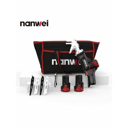 NANWEI 12V мини сабельная пила Зарядка Type-C аккумуляторная 20ah 2700rmin 6188₽