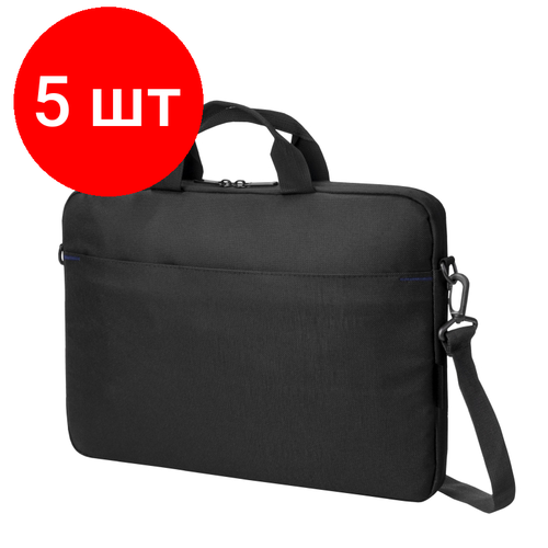 Комплект 5 штук, Сумка для ноутбука 15.6, PORTCASE KCB-140BK, чер portcase tbl 367 bk