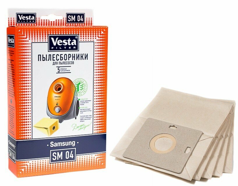 Пылесборники (VESTA FILTER SM-04 компл. 5шт.)