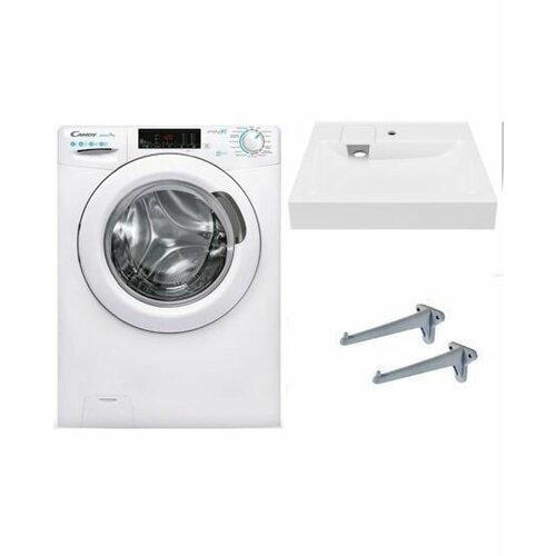 Candy GrandO Vita Smart GVS34 116D22-07 и раковина над стиральной машиной Siena Сиена 50 3900000₽