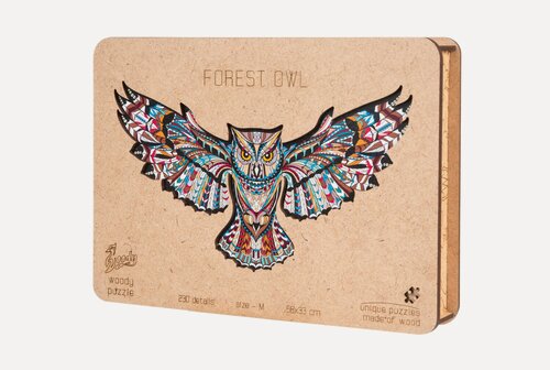 Изображение товара Деревянные пазл Сhapa "Сова" XL, 74х42 см, 333 деталей