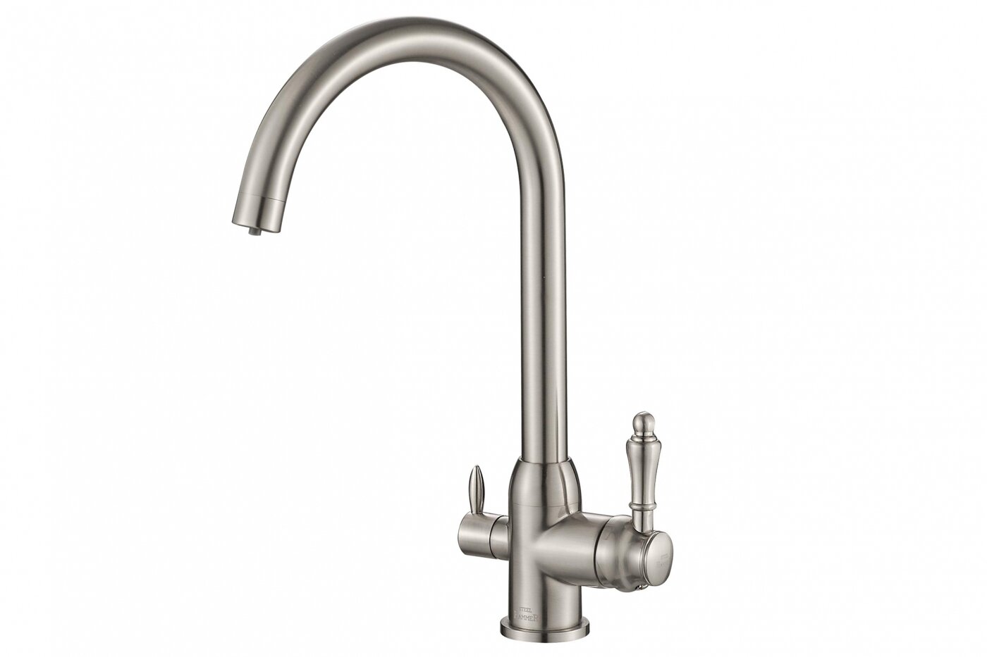 Смеситель для кухни с подключением фильтра Steel Hammer SH 723 SATIN