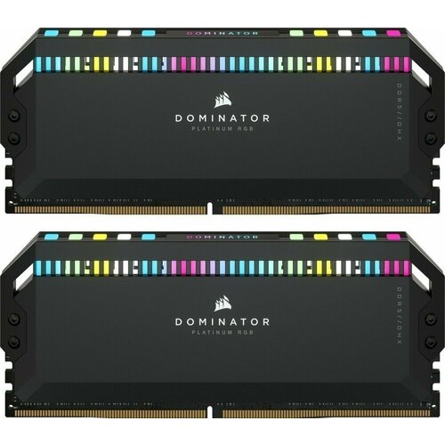 Оперативная память 64Gb DDR5 6800MHz Corsair Dominator Platinum RGB (2x32Gb KIT) (CMT64GX5M2B6800C40)