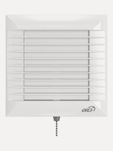 Изображение товара Вентилятор ERA EURO 5A-02, вытяжной, автоматические жалюзи, белый, 16Вт